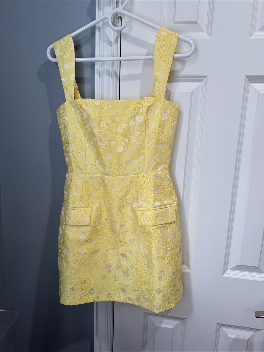 Amanda Uprichard  Bethany Romper Yellow SIZE small